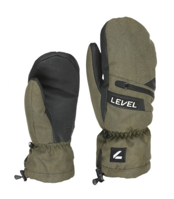 Level Switchback Mitten 滑雪手套 - Olive Green