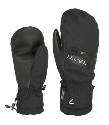 Level Switchback Mitten 滑雪手套 - Black