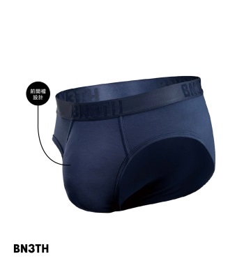 BN3TH Classic Brief Solid With Fly 3D立體囊袋內褲 經典天絲前開襠三角褲 - 海軍藍