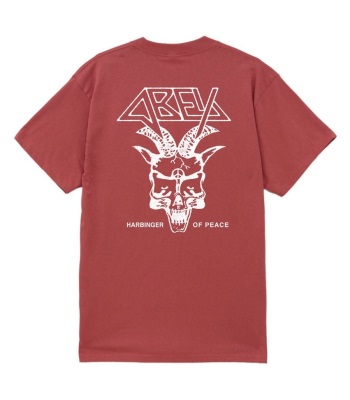 Obey Harbinger Of Peace T-shirt 短袖T恤 - Mineral Red