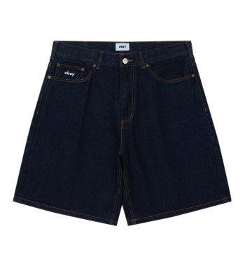 Obey Bigwig Baggy Denim Shorts 寬板牛仔短褲 - Rinse Indigo
