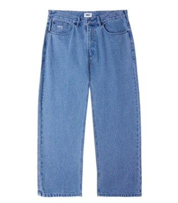 Obey Bigwig Baggy Denim Pants 寬板牛仔褲 - Light Indigo