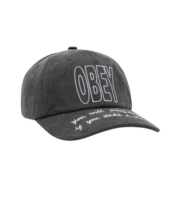 Obey Pigment Chance 6 Panel Velcro Cap 魔鬼氈六分割帽