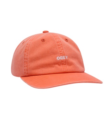 Obey Pigment Bold 6 Panel Cap 六分割帽 - Orange