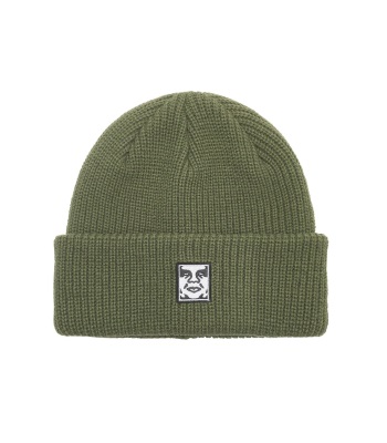 Obey Mid Icon Patch Cuff Beanie 毛帽 - Army