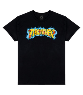 Thrasher Graff T-shirt 短袖T恤 - Black