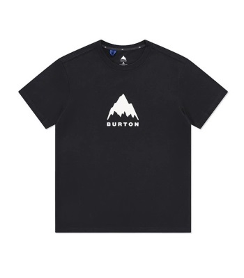Burton Basic Mountain Logo T-shirt 厚磅短袖T恤 - Black