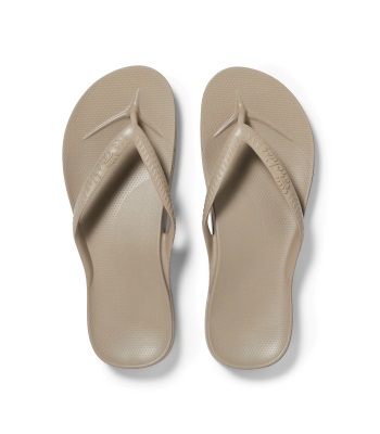 Archies Support Flip Flops 足弓支撐拖鞋 - 灰褐色