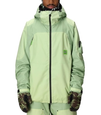 686 x Huf Double H Shell Jacket 聯名款滑雪外套 - Huf Green