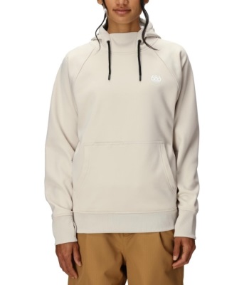 686 Women's Bonded Fleece Hoody 防潑水連帽中層衣 - Limestone