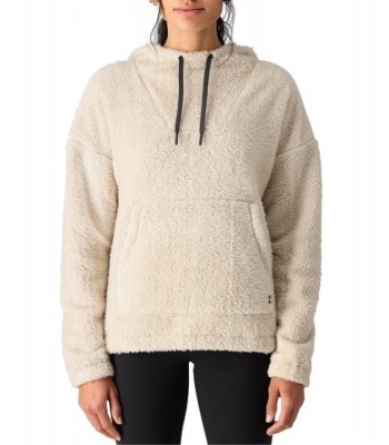 686 Women's Sherpa Hoody 羊羔絨連帽中層衣 - Limestone