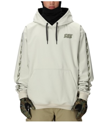 686 Men's Waterproof Team Hoody 防水連帽中層/外套 - Limestone