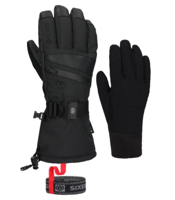 686 Women's Gore-Tex Gauntlet Glove 三合一滑雪手套(附內層) - Black