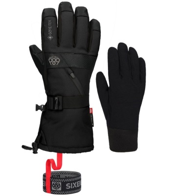 686 Men's Gore-Tex Gauntlet Glove 三合一滑雪手套(附內層) - Black