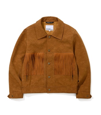 Bsrabbit Cowboy Tassel Rider Jacket 流蘇防水夾克 - Tan