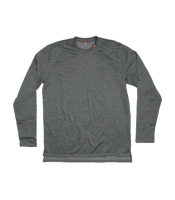 Airhole Women's Waffle Fleece Thermal Top 透氣網格刷毛排汗衣 - Charcoal