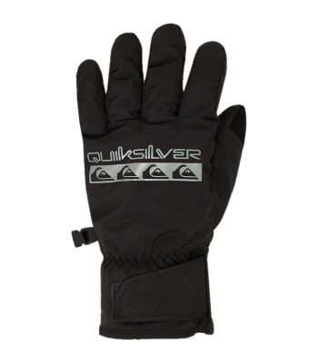 Quiksilver Men's Cross Glove 滑雪手套 - Black