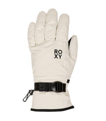Roxy Women's Jetty Solid Gloves 滑雪手套 - Whisper White