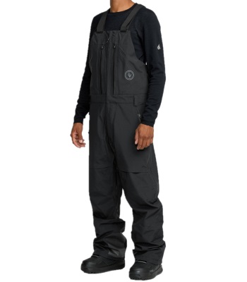 Volcom Men's Anyox Gore-Tex Pro Shell Bib 吊帶款滑雪褲 - Black