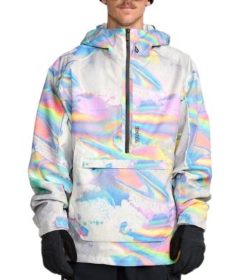 Volcom Men's Brighton Pullover 半開襟式滑雪外套 - Multi