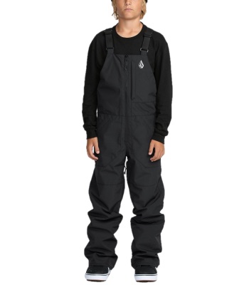 Volcom Junior's Barkley Insulated Bib 青年款吊帶滑雪褲 - Black