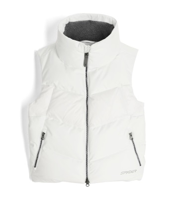 Spyder Women's Eastwood Down Vest 防水羽絨背心 - White