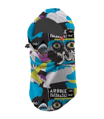 Airhole Airhood Junior | Milk Fleece 兒童款保暖頭套 - Graffiti