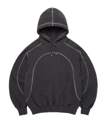 Dimito Line Stitched GD Hoodie 連帽運動衫 - Charcoal