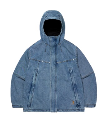 Dimito x PlayBoy Stud Western Denim Jacket 聯名款滑雪外套 - Washed Blue