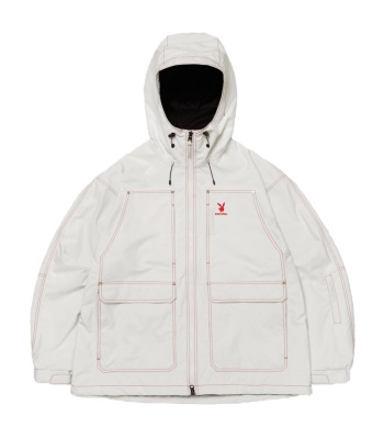 Dimito x PlayBoy Stitched Trucker Jacket 聯名款滑雪外套 - Off White