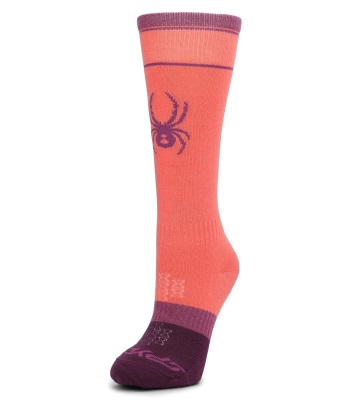 Spyder Youth Bug Liner Ski Socks 兒童款滑雪襪 - Coral Haze