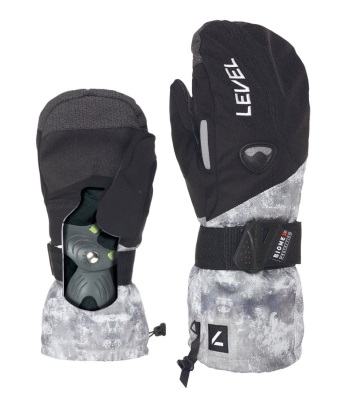 Level Biomex Protection Fly Mitt 護腕滑雪手套 - Pattern