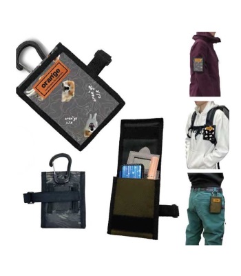 Orange Pass Case - BS 纜車票套 ( 雙色款 )