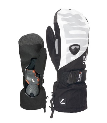 Level Women's Biomex Protection Butterfly Mitt 護腕滑雪手套 - Black White