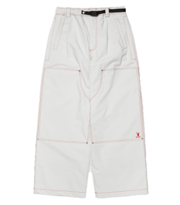Dimito x PlayBoy Double Knee Denim Pants 聯名款滑雪褲 - Off White