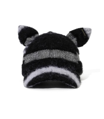 Bsrabbit Short Bunny Ear Faux Fur Cap 兔耳仿毛球帽
