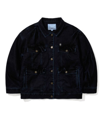 Bsrabbit Dsxbs Wax Real Denim Wide Work Jacket 寬版工裝牛仔外套