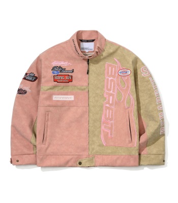 Bsrabbit Pink Flame 98 Racing Jacket 防水夾克