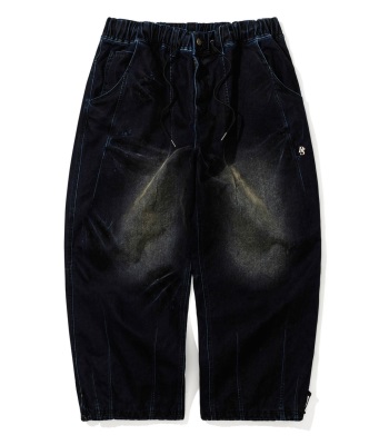 Bsrabbit Dsxbs Super Wide Pintuck Wax Real Denim Pants 超寬牛仔長褲