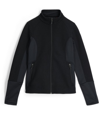 Spyder Women's Bandita Full Zip Jacket 拉鍊式中層衣 - Black