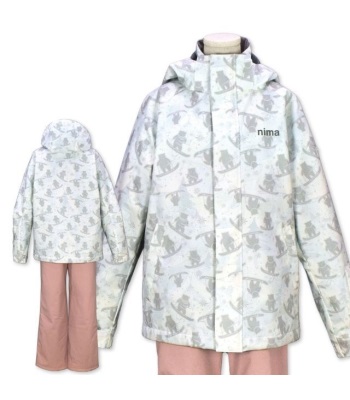 Nima Junior Ski Suits 兒童款滑雪衣褲(130cm~160cm) - White2