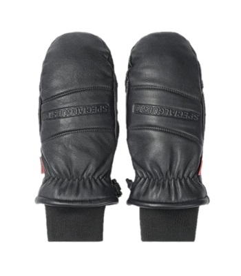 SpecialGuest SG Lambskin Mittens 皮革滑雪手套 - Black