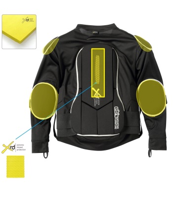 Eb's Body Defender XRD® Plus 防摔衣 - Black