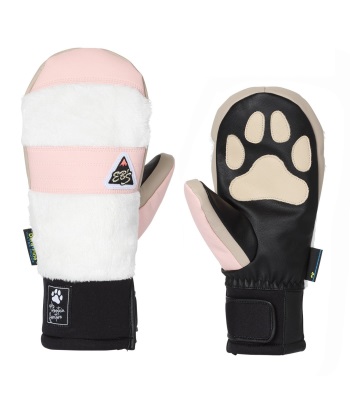Eb's Exclusive Mitt 滑雪手套 - White Fur
