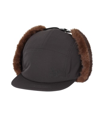 Eb's Fur Cap 毛皮絨飛行帽 - Black