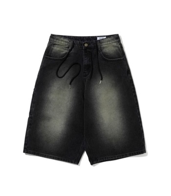 Bsrabbit Carpenter Loosefit Denim Short Pants 寬鬆牛仔短褲 - Vintage Black
