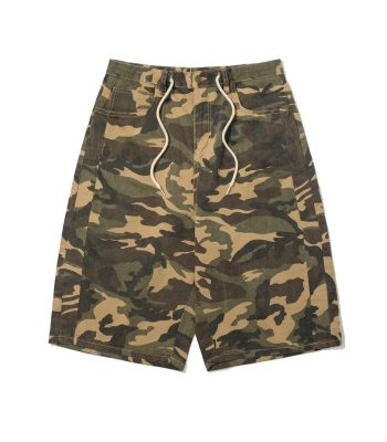 Bsrabbit Carpenter Loose Fit Shorts 寬鬆工匠短褲 - Woodland Camo