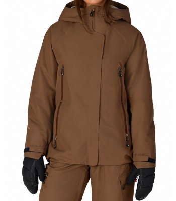 686 Women's Whisper Insulated Jacket 滑雪外套 - Dark Earth