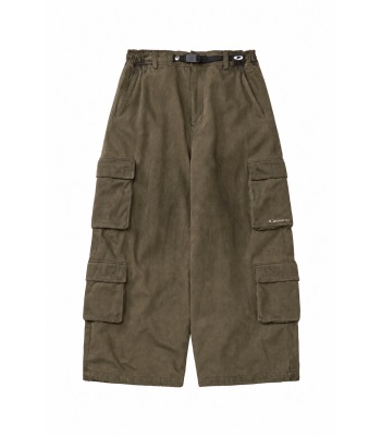 Dimito Demin Multi Cargo Pants Wide Fit 滑雪褲 - DW Brown
