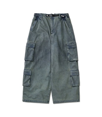 Dimito Demin Multi Cargo Pants Wide Fit 滑雪褲 - DW Light Blue